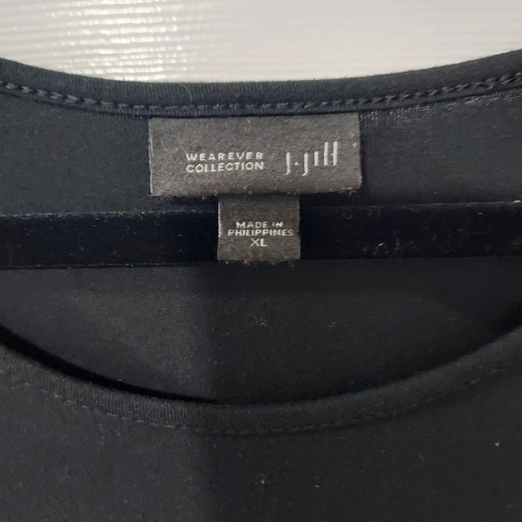 J. Jill Wearever Collection Black Sleeveless A-line Dress in Size XL - Picture 2 of 8